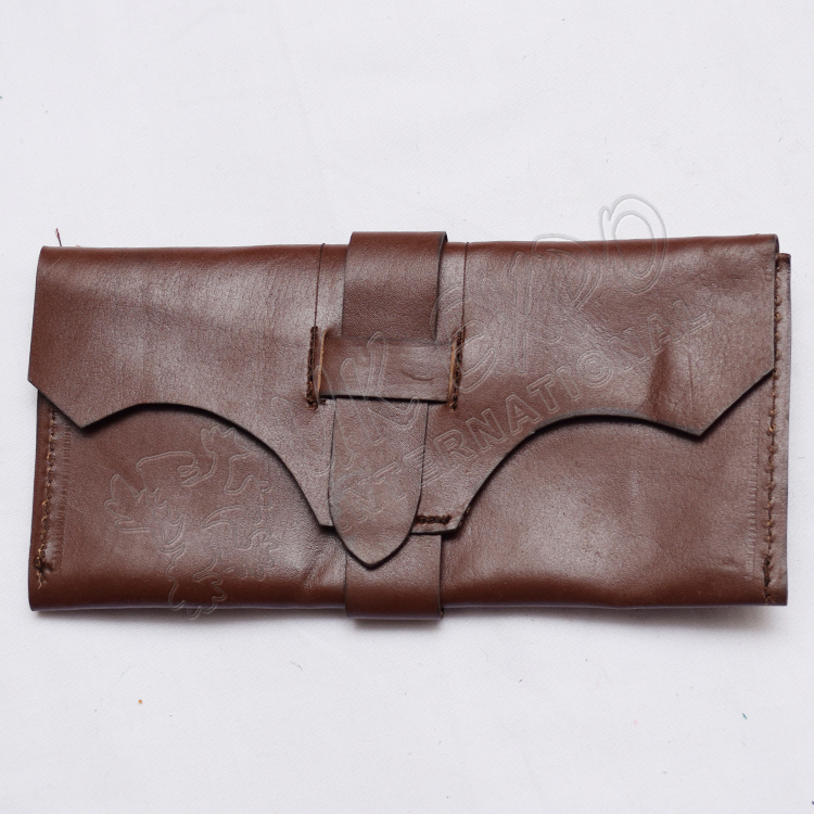 Dark Brown Real Leather replica wallet military or civilian use
