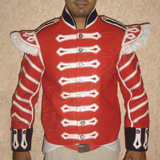 Black watch infantry Jacket with Strips on Arms