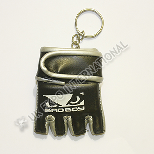 Black with Silver Color Glove Key Chain
