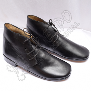Civil War Black leather Shoes