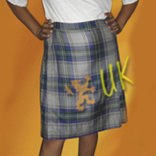 Full Pleated and Front Apron School Kilt