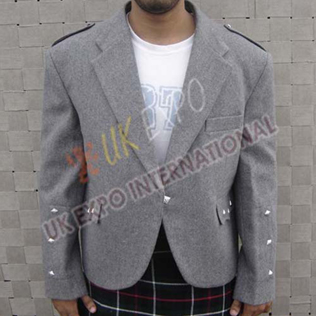 Gray Argyle Jacket Simple