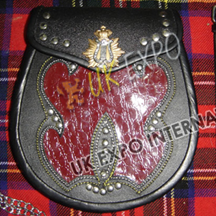 Irish Gold harp Badge of Flap-