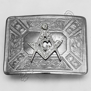 Masonic Celtic Design Buckle