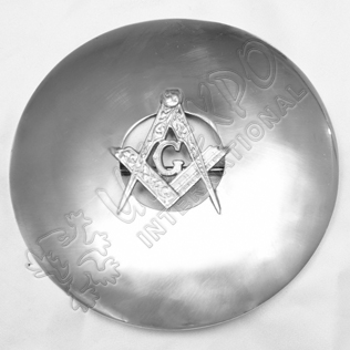 Masonice Badge with Center Hole Plain Brooch