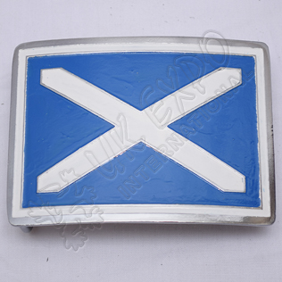 Saltire Buckle SS Color Filled