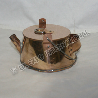 Short Tea Pot made in Copper