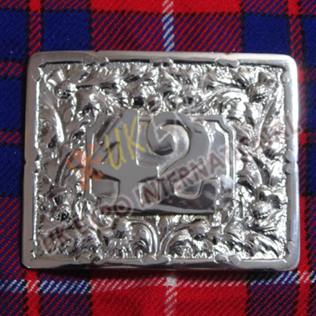 Thestle with 42nd Buckle for Black Watch Kilts