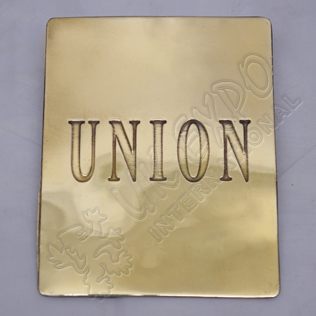 Union Brass Chest Plate