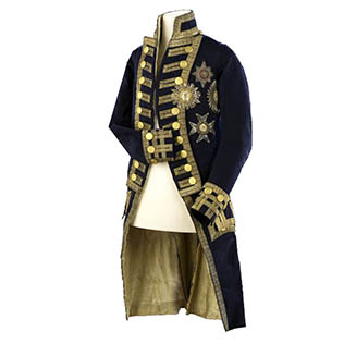 Wax effigy of Lord Nelson Jacket