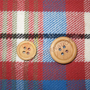 Wood button small and large