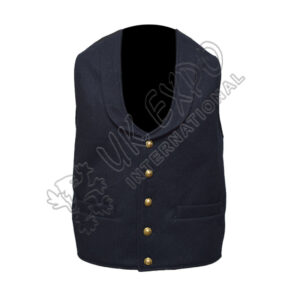 19th Century Civil War Brown Wool Vest