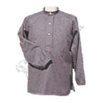 Indian War Collarless Gray Issue Shirt