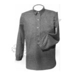 Indian Army Gray Wool Officer Collared Shirt