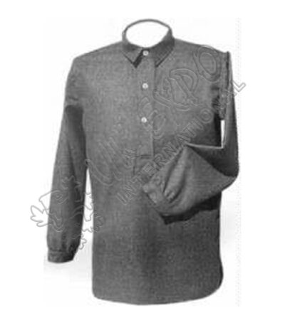 Indian Army Gray Wool Officer Collared Shirt
