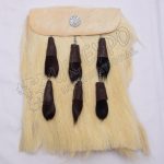 42nd Regiment Black Watch Sporran Napoleonic Himalayan Goat Skin