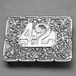 Pewter Finish 42nd Regimental Buckle