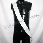 70s Bayonet Sling White cross belt