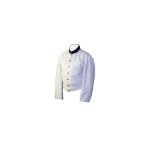 Columbus Alabama Depot Jacket. Very similar to the Columbus Depot Jacket and generally produced in jean cloth, but with only the collar faced in blue. The jacket has seven brass I buttons fitted. This jacket is approximately one inch shorter than a Richmond Depot Two. The most distinctive feature of this jacket is the slant breast pocket, which is fitted on the left hand side side
