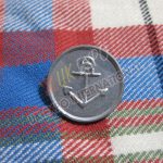 Anchor Silver Button 22mm
