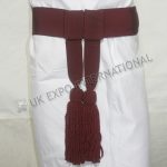 Army Waist Belt Maroon Waist Sash