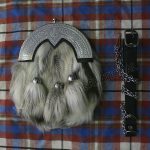 Artificial Fox Hair Diamond Thistle Sporran