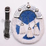 Artificial Fur Scottish Flag Celtic Sporran