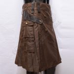 Battle Man Brown Utility Kilt