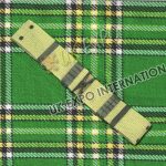 Yellow GI Style Pistol Metal Buckle Belt