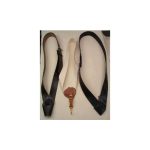 Brown Stitched Leather Drum Sling