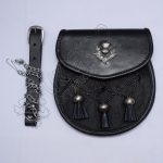 Black Coat Skin Semi Dress Thistle Sporran