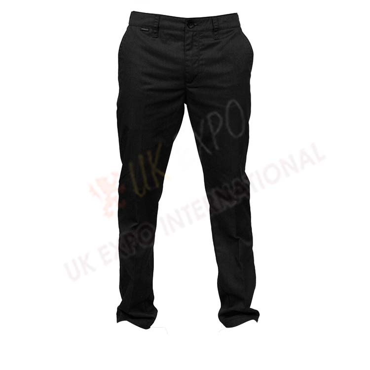 Black Color Cotton Gents pant - Image 1