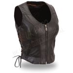 Black Color Ladies Vest