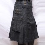 Black Box Denim Utility Kilt