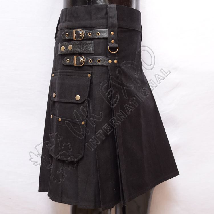 Heavy Duty Black Color Utility Kilt