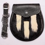 Aurora Fox Tail Black Rabbit Majesty Sporran