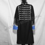 Black Spanish Civil War Hussar Style Long Coat