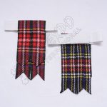 Black Stewart Tartan Kilt Flashes