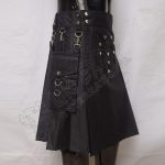 Modernized Black Utility Kilt