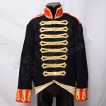Dark Blue With Red color and cuff with Golden Baird Turn Back is white Real Turn back