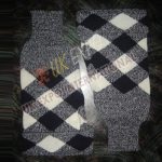 Dark Blue White Kilt Hose Top