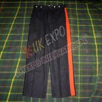 Civil War Black Men Classic Red Stripe Trouser