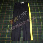 Civil War Black Men Classic Yellow Stripe Trouser