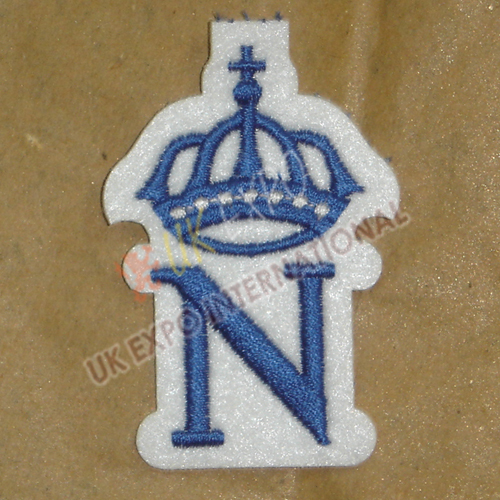 Blazer Badge Machine Embroidery Blue Color - Image 1