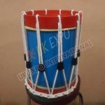 Blue and Red Small Traditional Drum