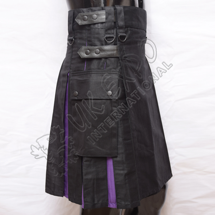 box_pleat_hybrid_gothic_kilts_modern_cargo_style_utility_kilt_m_5597.jpg Black Hybrid Purple Box Pleat Utility Kilt