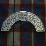 Brass Chromed Celtic Knotwork Cantle
