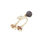 U Type Large Brass Finish Horn