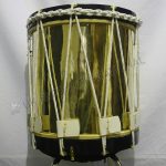 Brass Polish Dark Brown Rim Drum