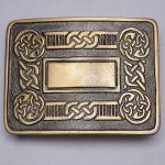 Bronze Celtic Scottish Buckle